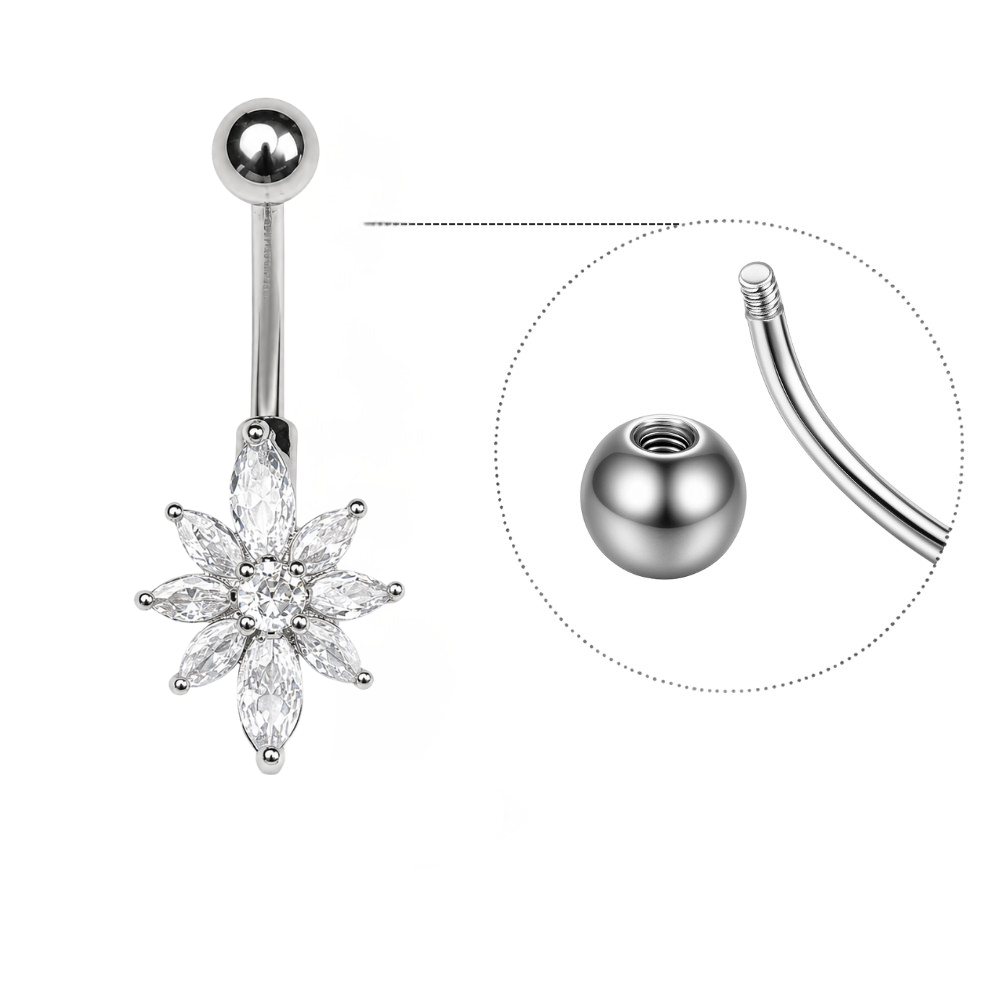 Stern Titan Bauchnabelpiercing