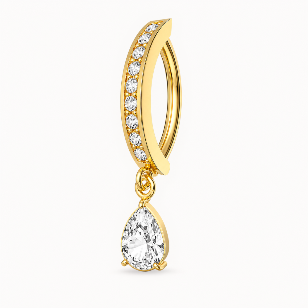 Charm-Clicker-Bauchnabelpiercing • Titan