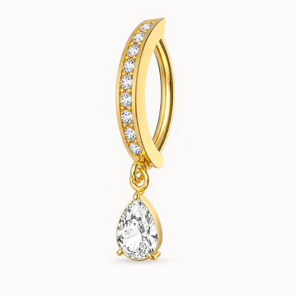 Charm-Clicker-Bauchnabelpiercing • Titan