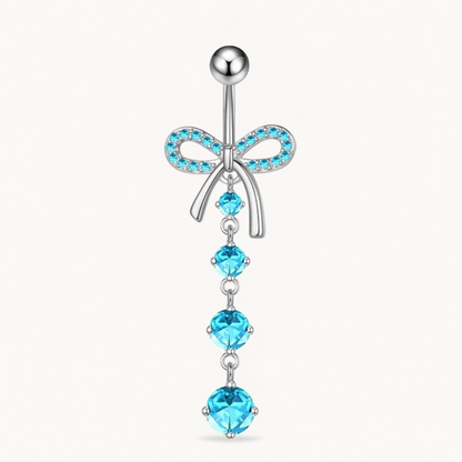 Titan-Bauchnabelpiercing mit Schleife