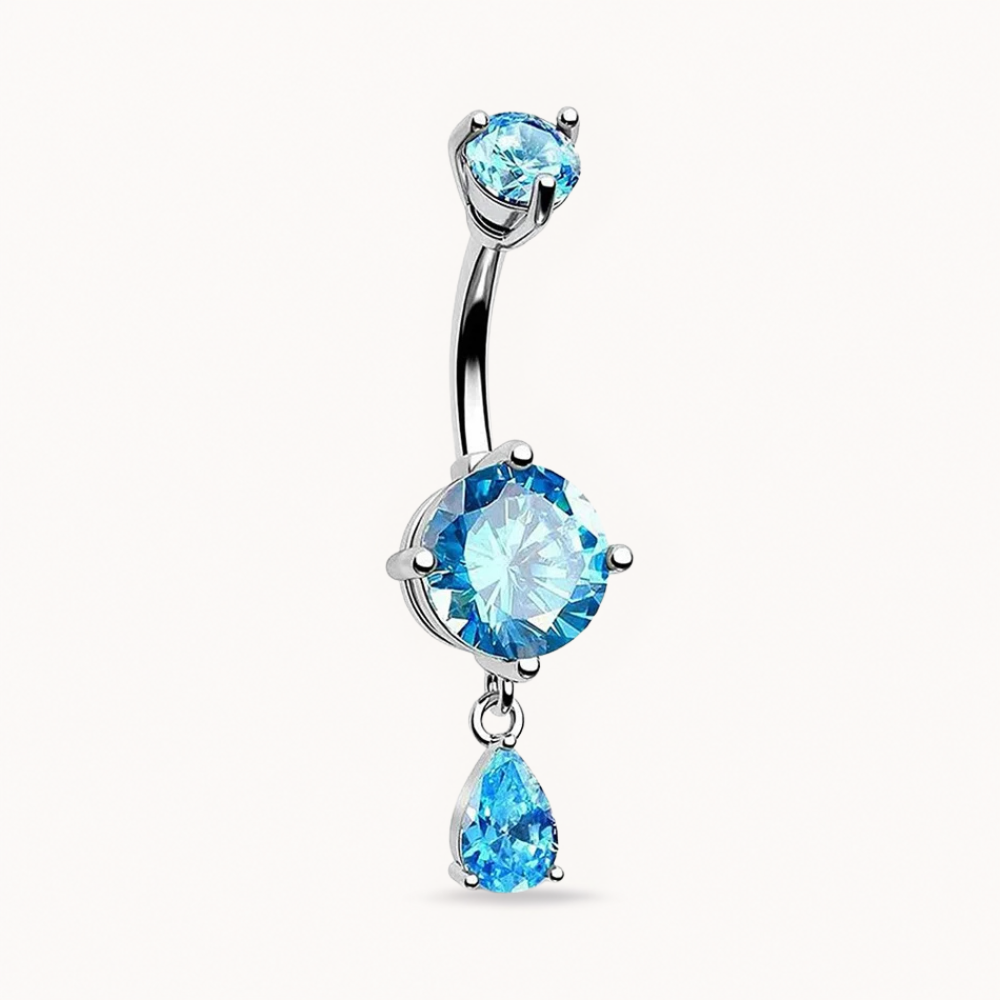 Elegantes Titan-Bauchnabelpiercing