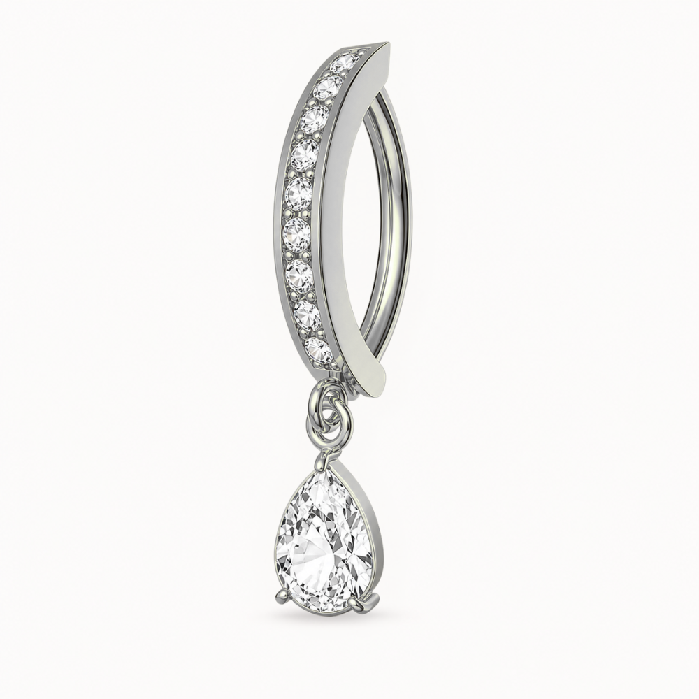 Charm-Clicker-Bauchnabelpiercing • Titan