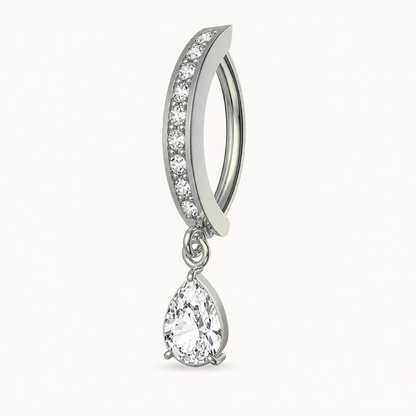 Charm-Clicker-Bauchnabelpiercing • Titan