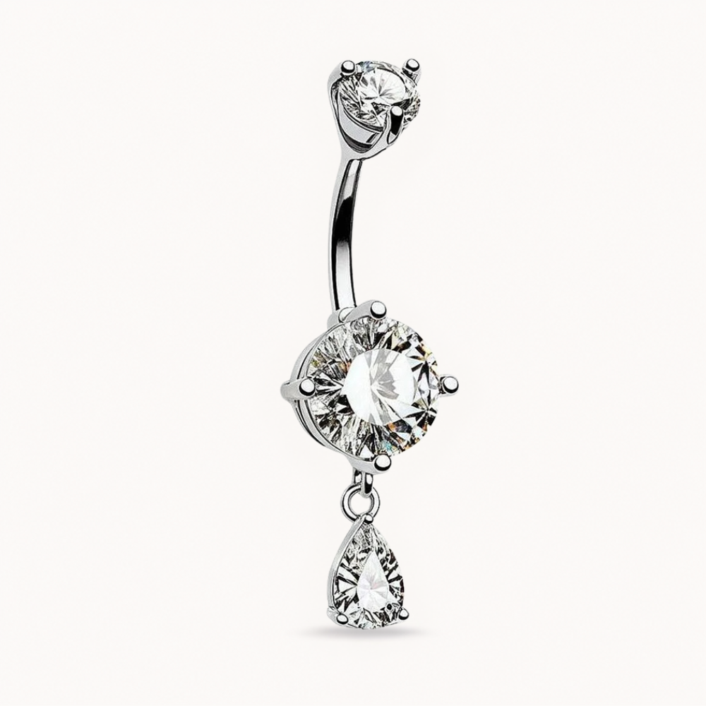 Elegantes Titan-Bauchnabelpiercing