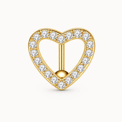 Inverted-Heart-Bauchnabelpiercing • Titan