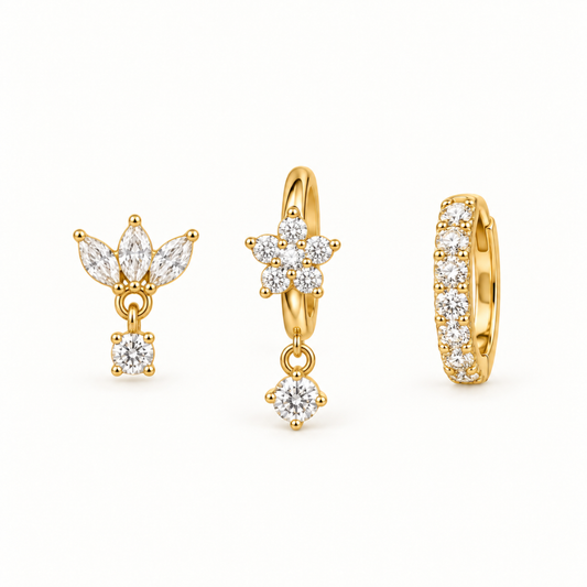 Signature Sparkle Ohr-Set – Titan