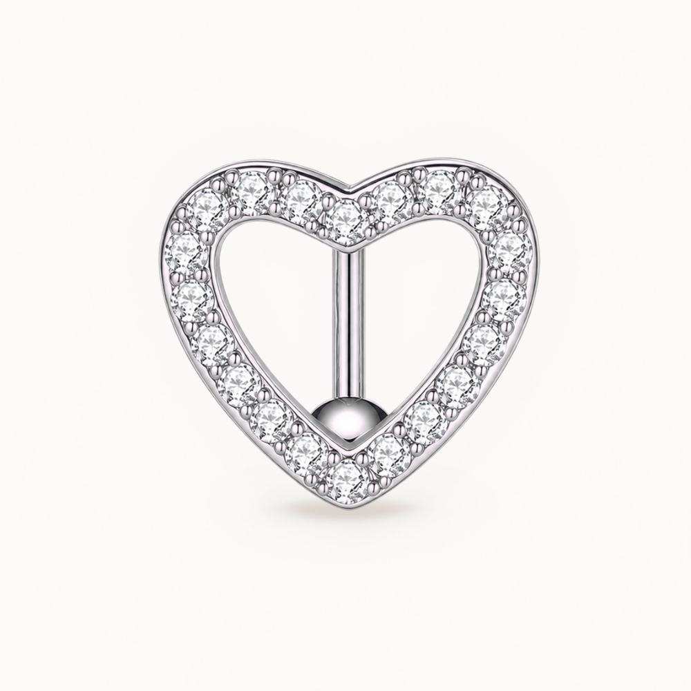 Inverted-Heart-Bauchnabelpiercing • Titan