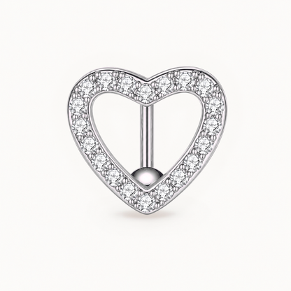 Inverted-Heart-Bauchnabelpiercing • Titan