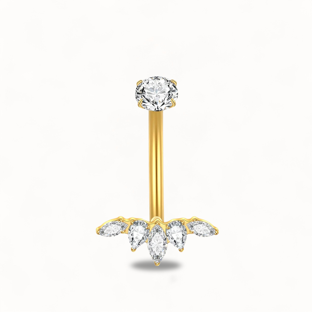 Elegantes Design Titan Bauchnabelpiercing