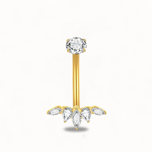 Elegantes Design Titan Bauchnabelpiercing