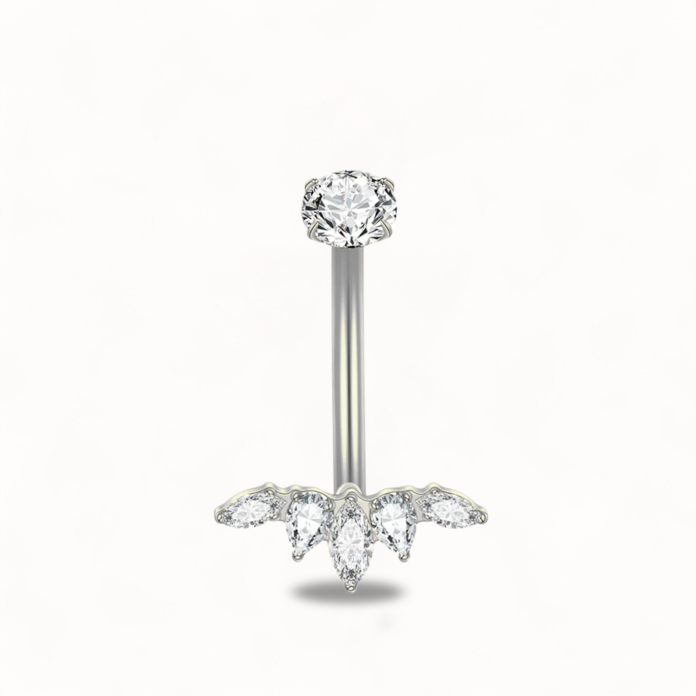 Elegantes Design Titan Bauchnabelpiercing