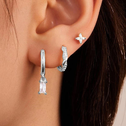 Sparkling Flower Ear Stack – Titan