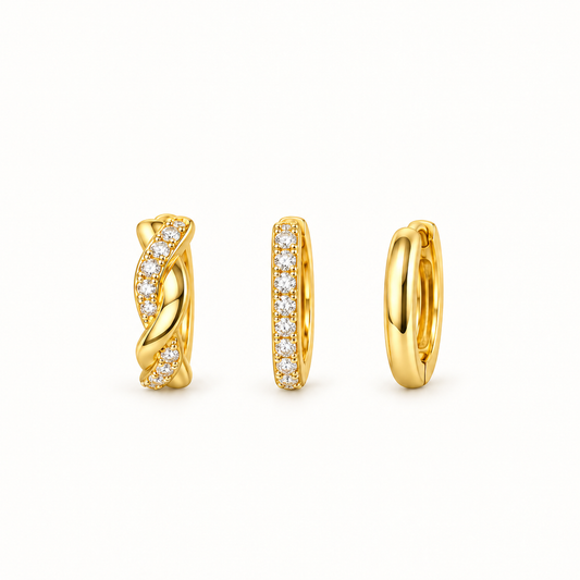 Essential Creolen-Set – Titan