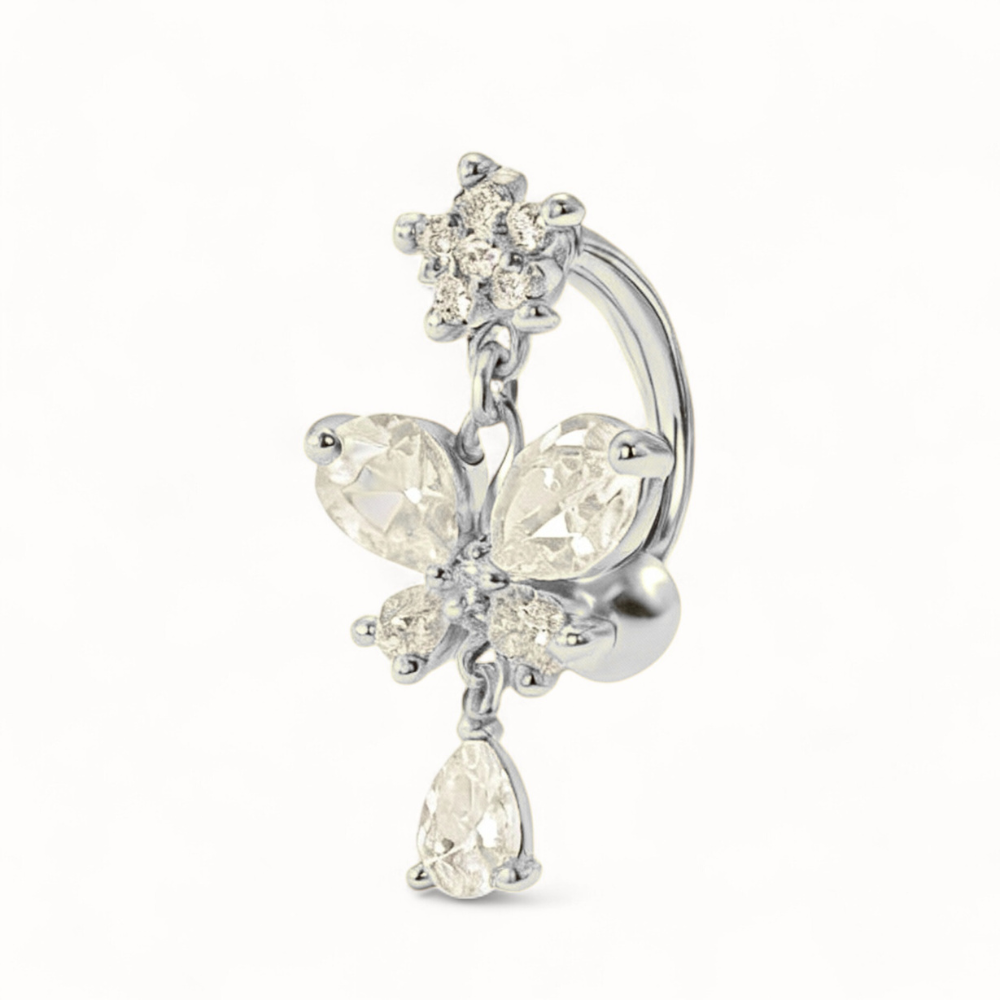 Reverse-Butterfly-Bauchnabelpiercing • Titan