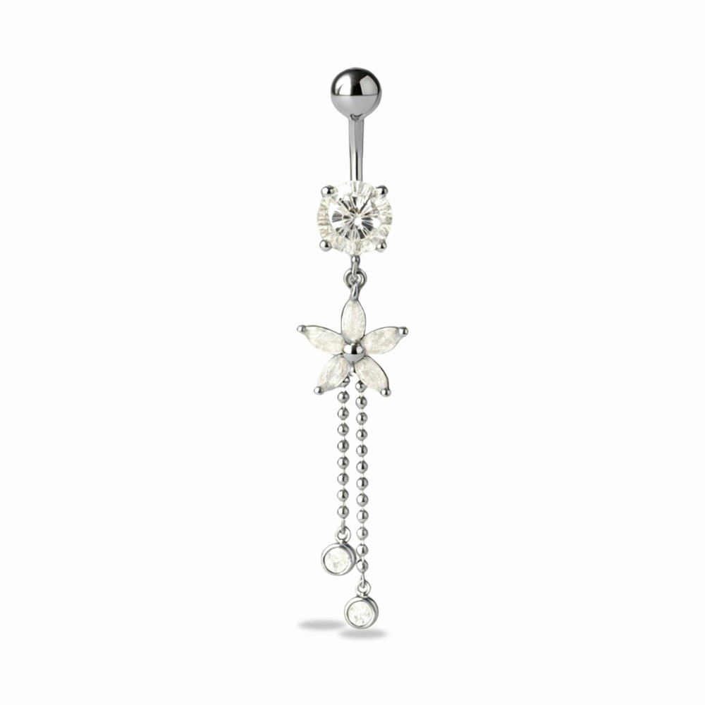 Ketten-Bauchnabelpiercing • Titan