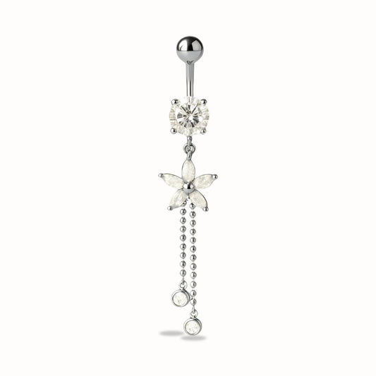 Ketten-Bauchnabelpiercing • Titan