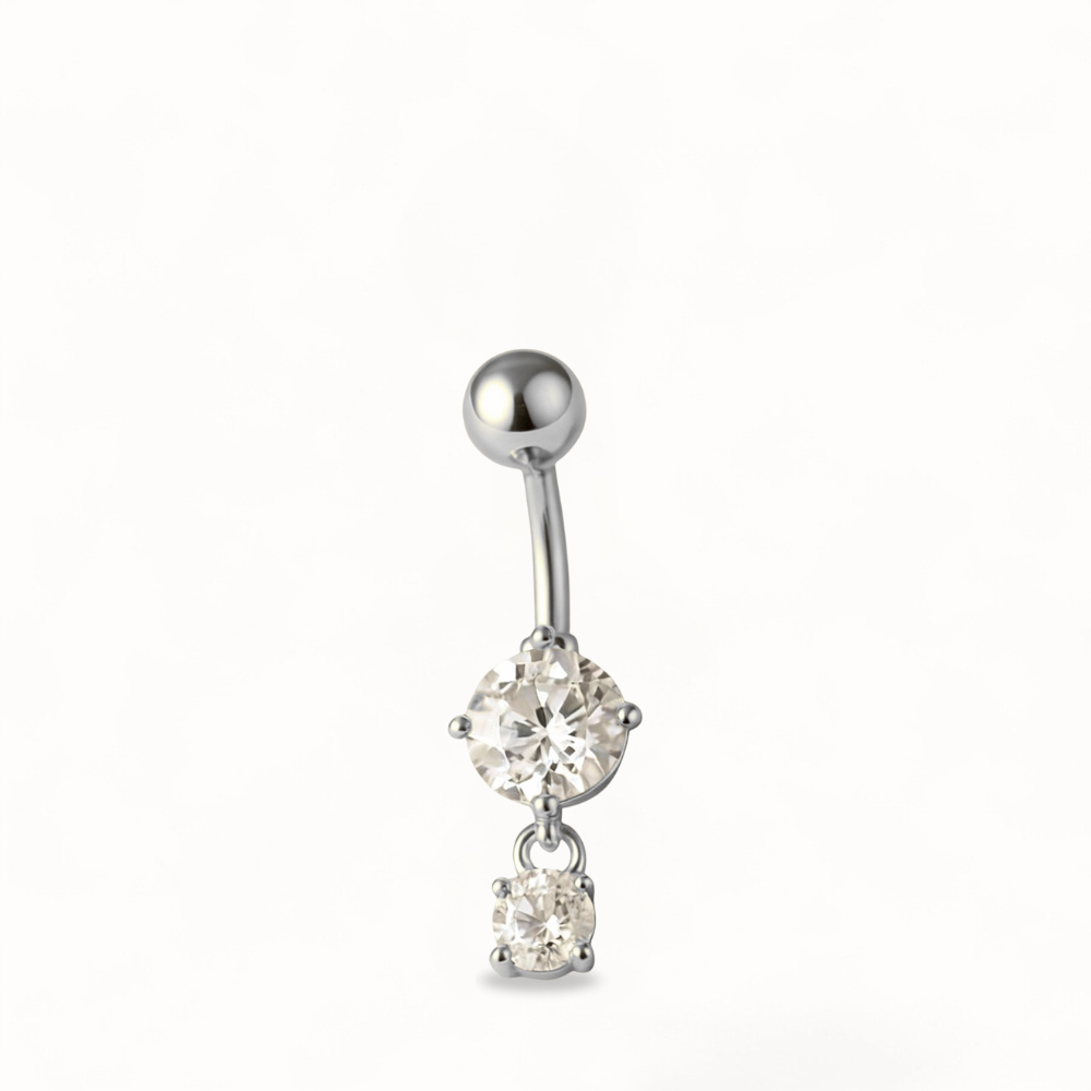 Hängendes Titan-Bauchnabelpiercing