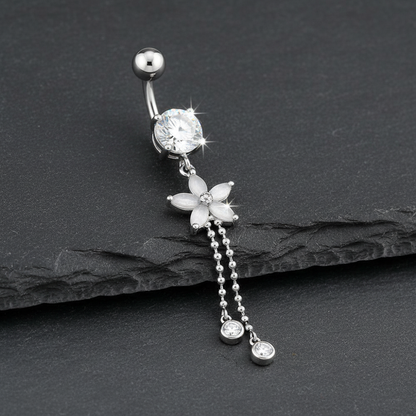 Ketten-Bauchnabelpiercing • Titan